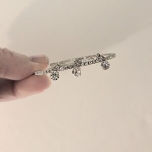 Dangling Crystals Adjustable Cuff